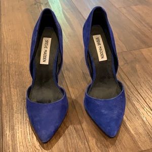 Steve Madden Blue Heels - New